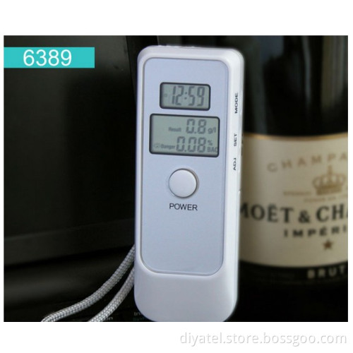 Elegant Gifts for Ipega Most Hot Sale Portable Dual Digital Alcohol Breath Detector with Clock